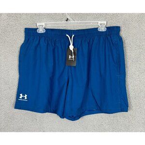 Under Armour Mens Lined Woven Volley Shorts Pockets XXL Blue 2XL New With Tag's.